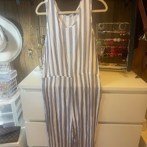 Striped Jumpsuit